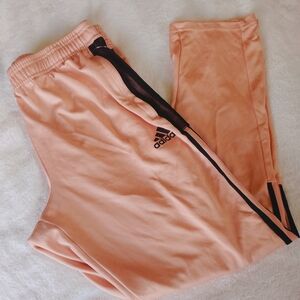 Mens Adidas Tiro AeroReady Track Pants Ambient Blush Black HC7713 Large